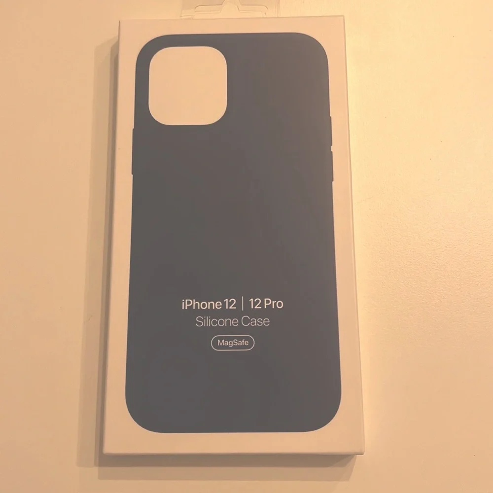 Apple Navy Blue iPhone 12 Pro Silicone Case